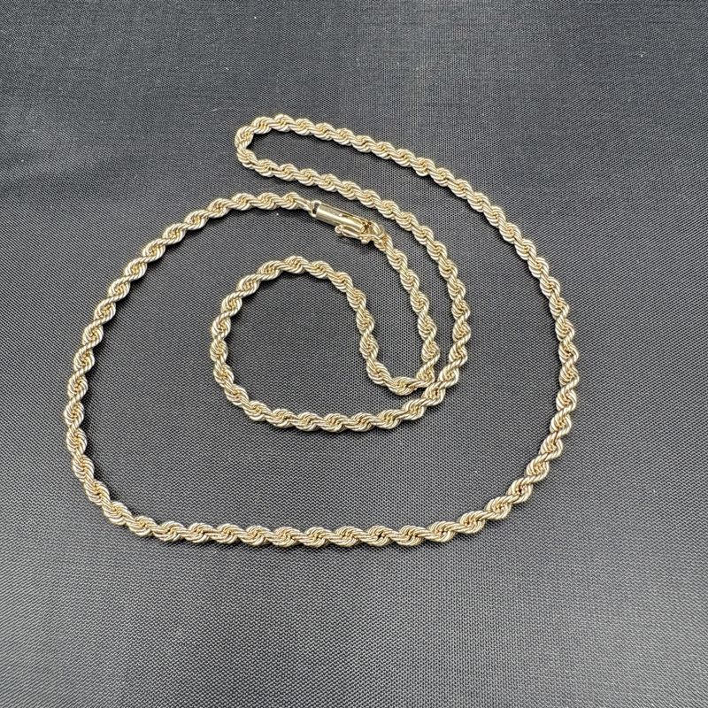 14K 3MM ROPE CHAIN 18"
