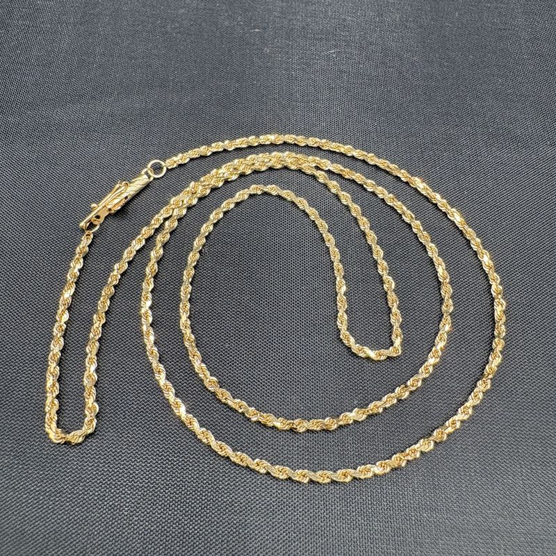 14K ROPE CHAIN 20"