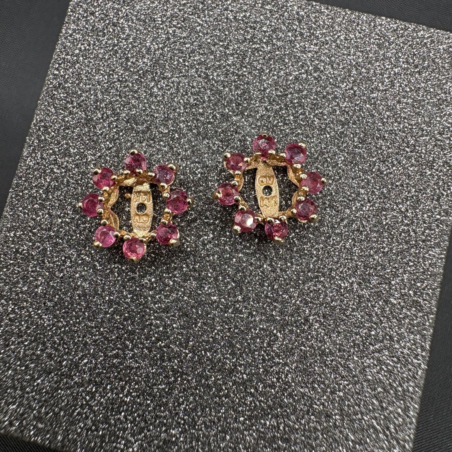 10K RUBY EARRING JACKETS