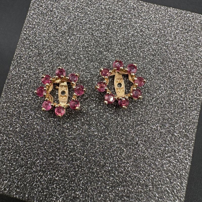 10K RUBY EARRING JACKETS
