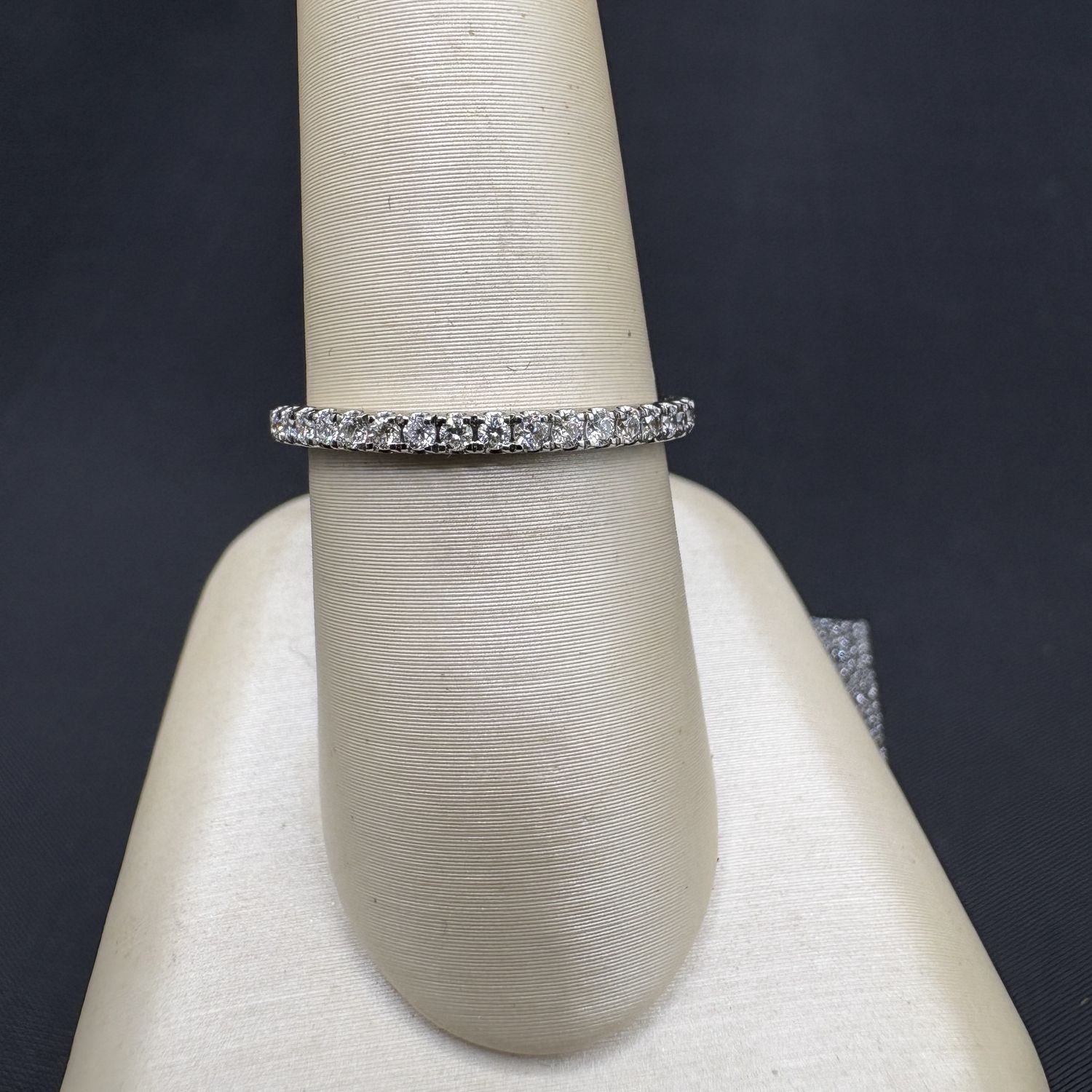14K LAB GROWN DIAMOND ANNIVERSARY BAND SIZE 7