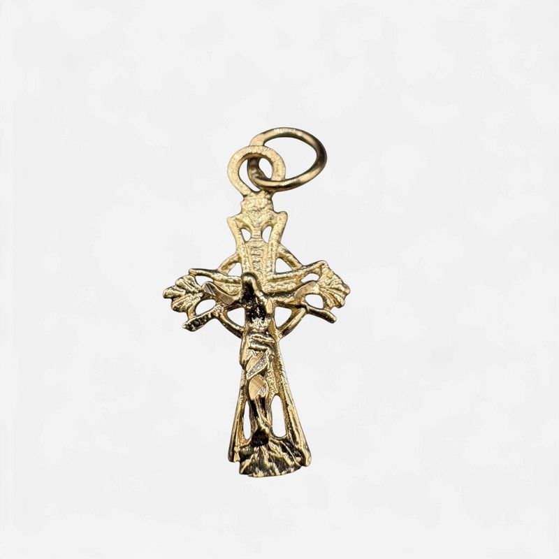 10K CRUCIFIX CHARM PENDANT