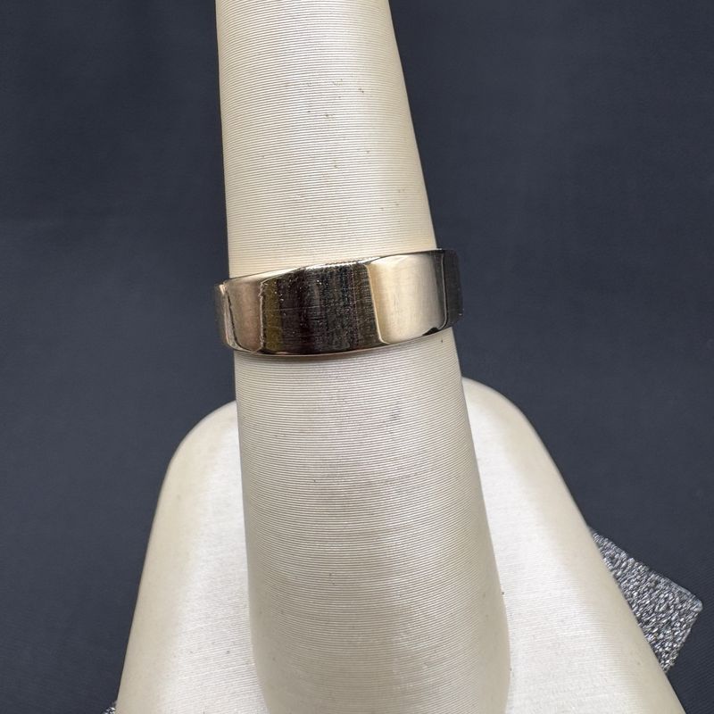 14K TAPERED CIGAR BAND SIZE 6