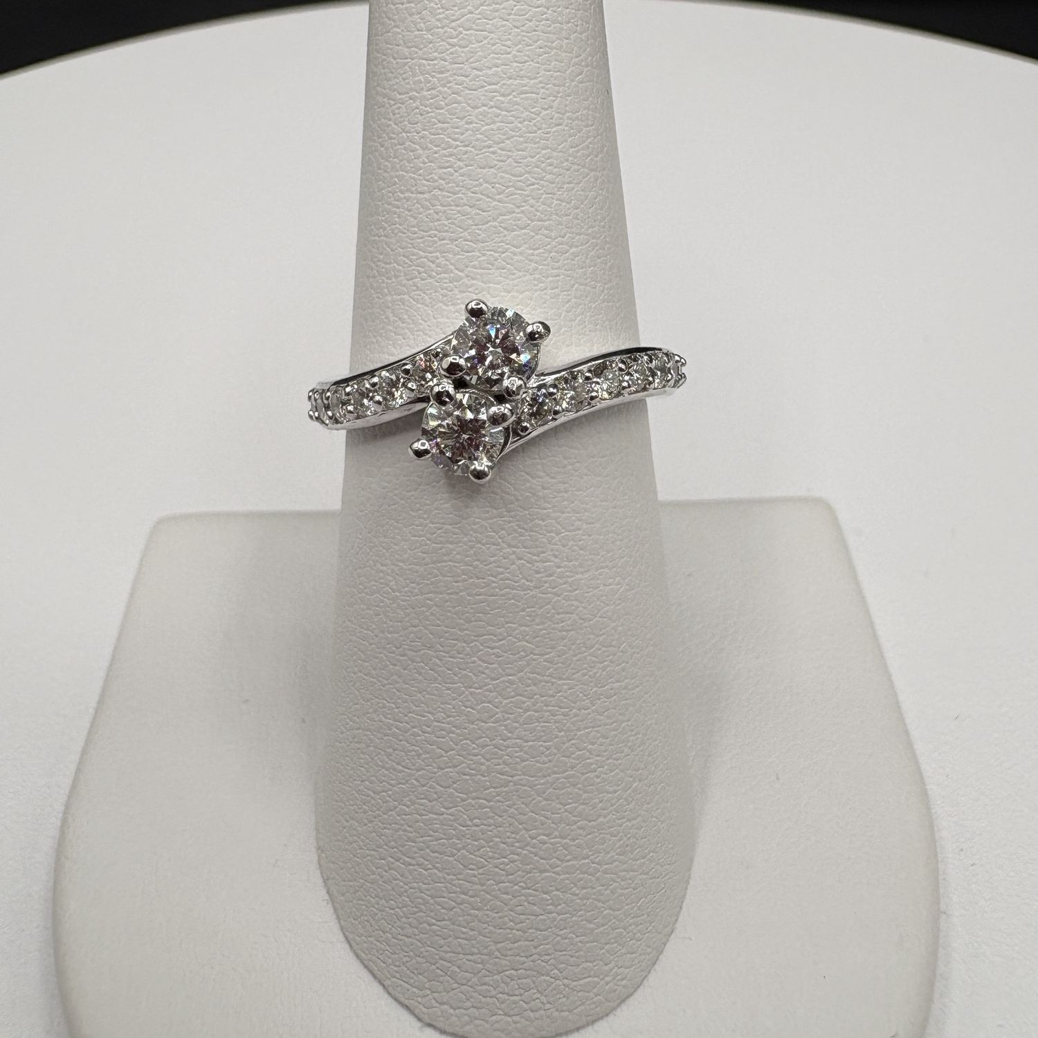 14K "TO BE LOVED" DIAMOND RING SIZE 7.25