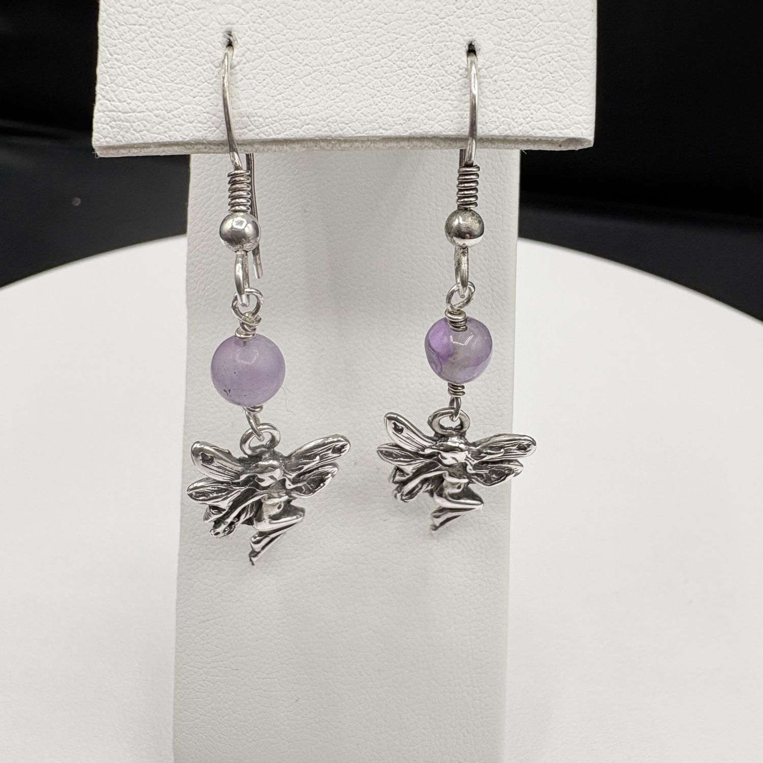 STERLING FAIRY DANGLE EARRING