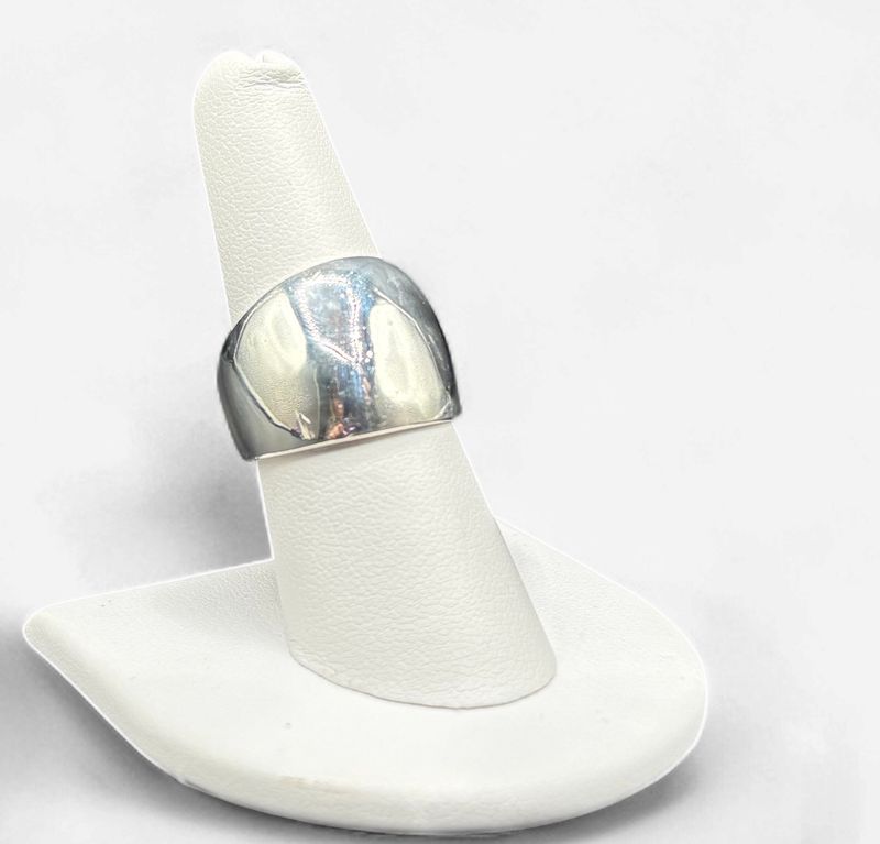 STERLING CIGAR BAND RING SIZE 8