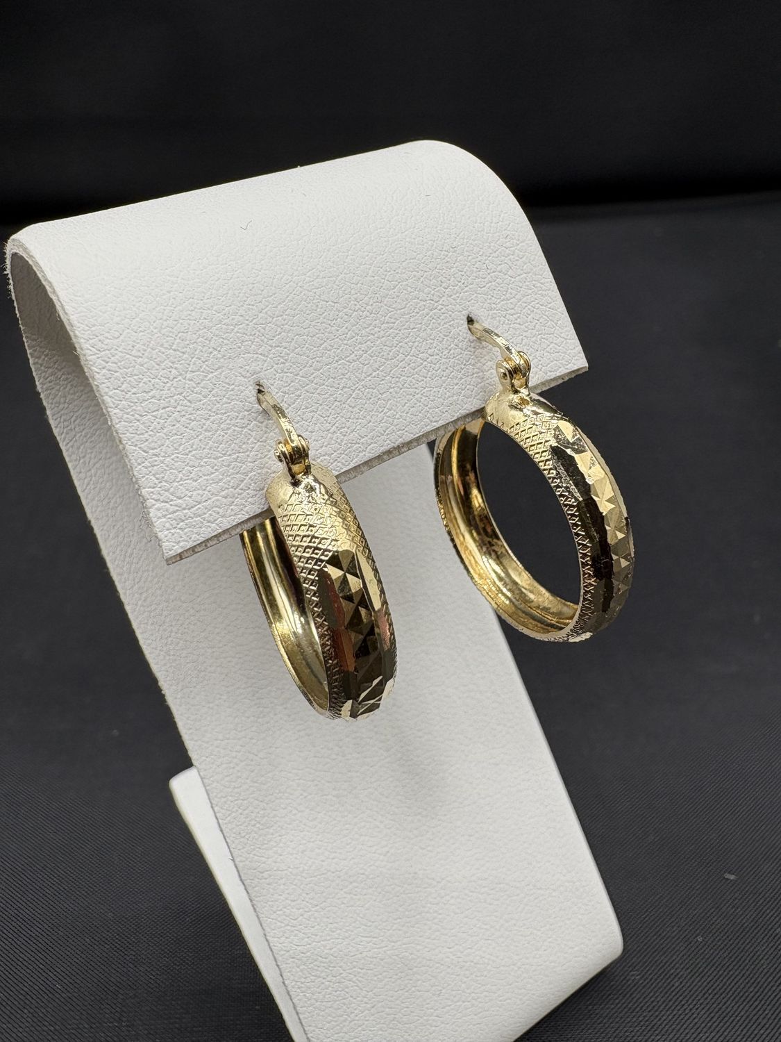 SILVER GOLD PLATED HOOPS