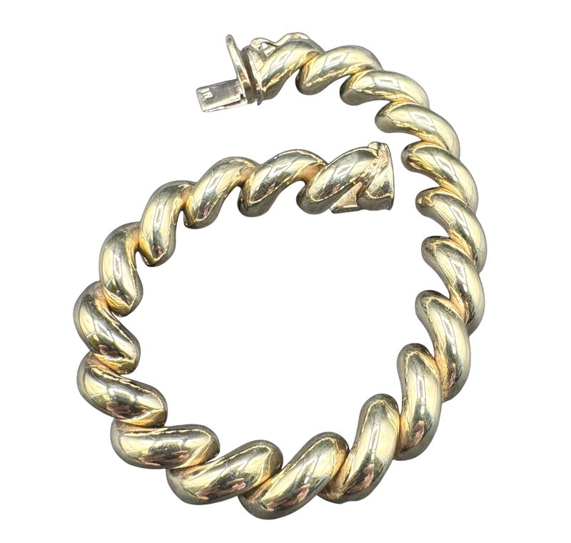 10K SAN MARCO BRACELET/YELLOW GOLD 7.5"