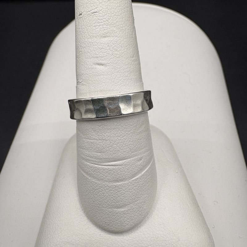 STERLING HAMMERED BAND