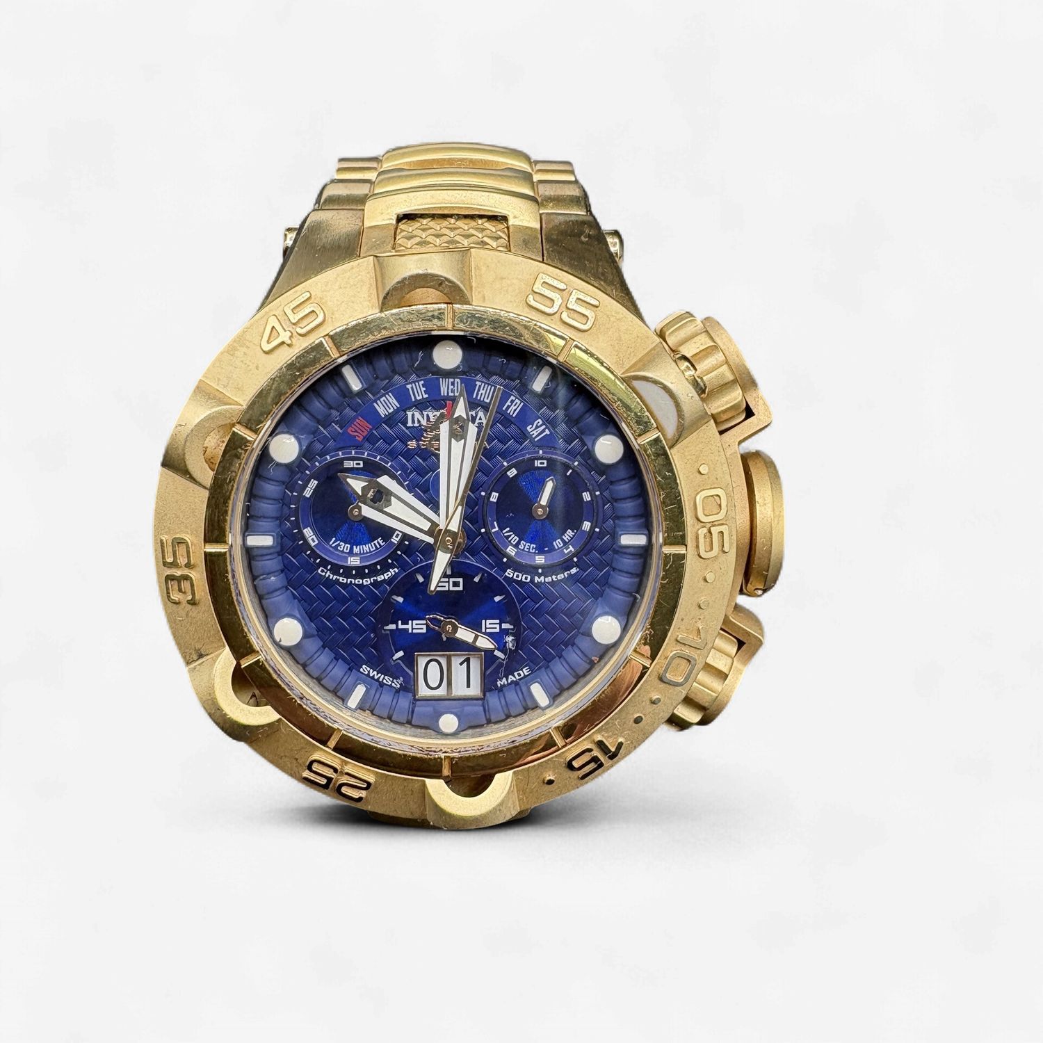 INVICTA MEN'S SUB AQUA GOLD WATCH