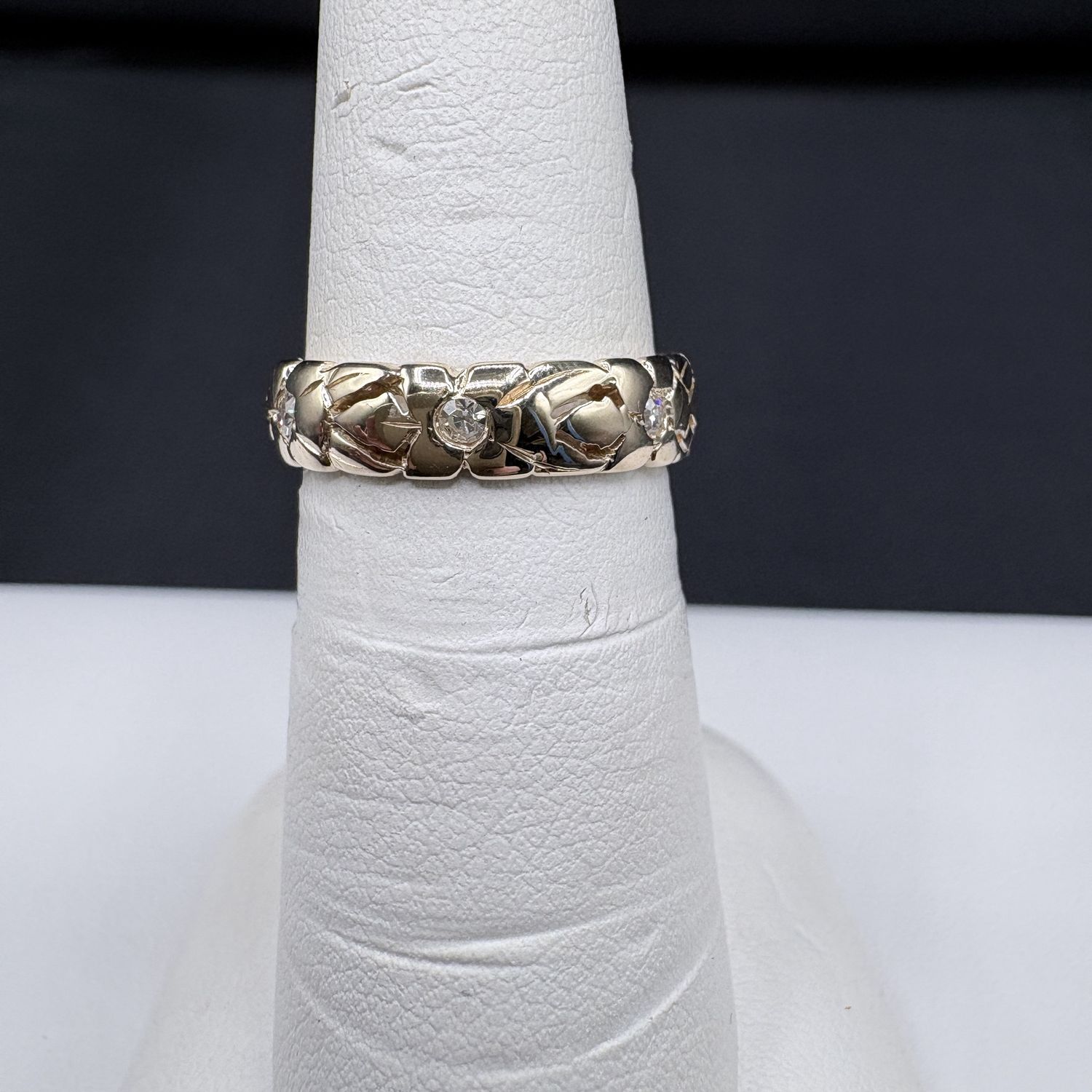 14K TIFFANY AND COMPANY DIAMOND RING SIZE 5.5