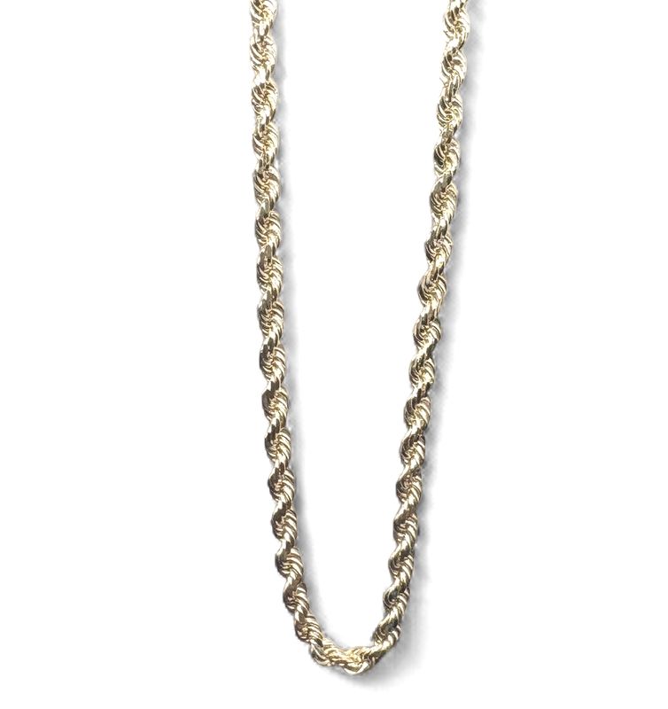 14 ROPE CHAIN IN YELLOW GOLD 20"