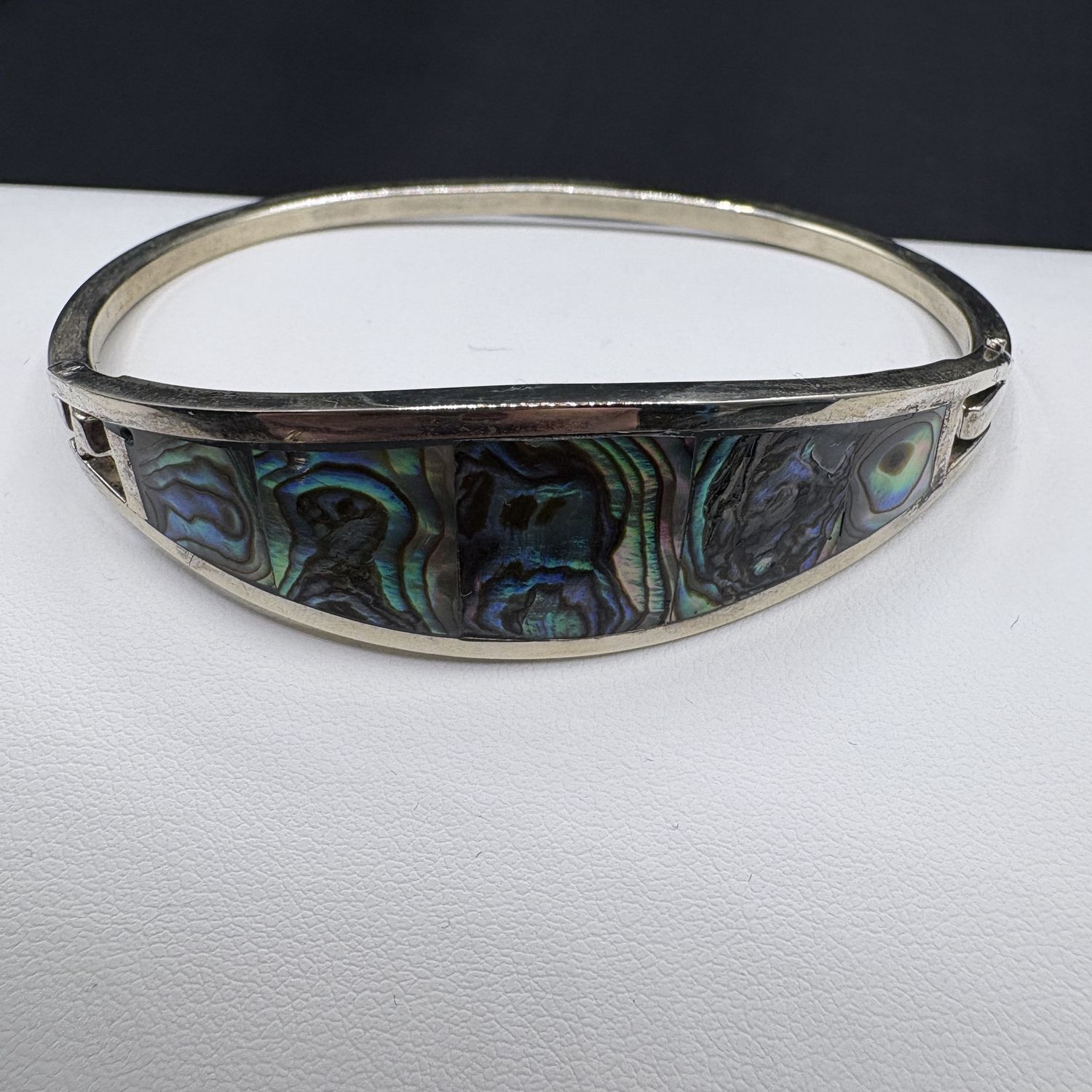 STERLING ABALONE BRACELET CUFF