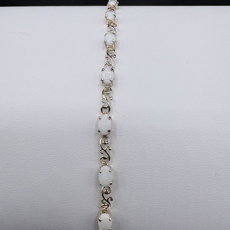 10K OPAL BRACELET 7"