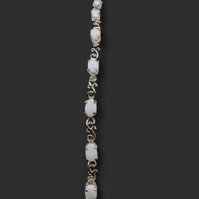 10K OPAL BRACELET 7"
