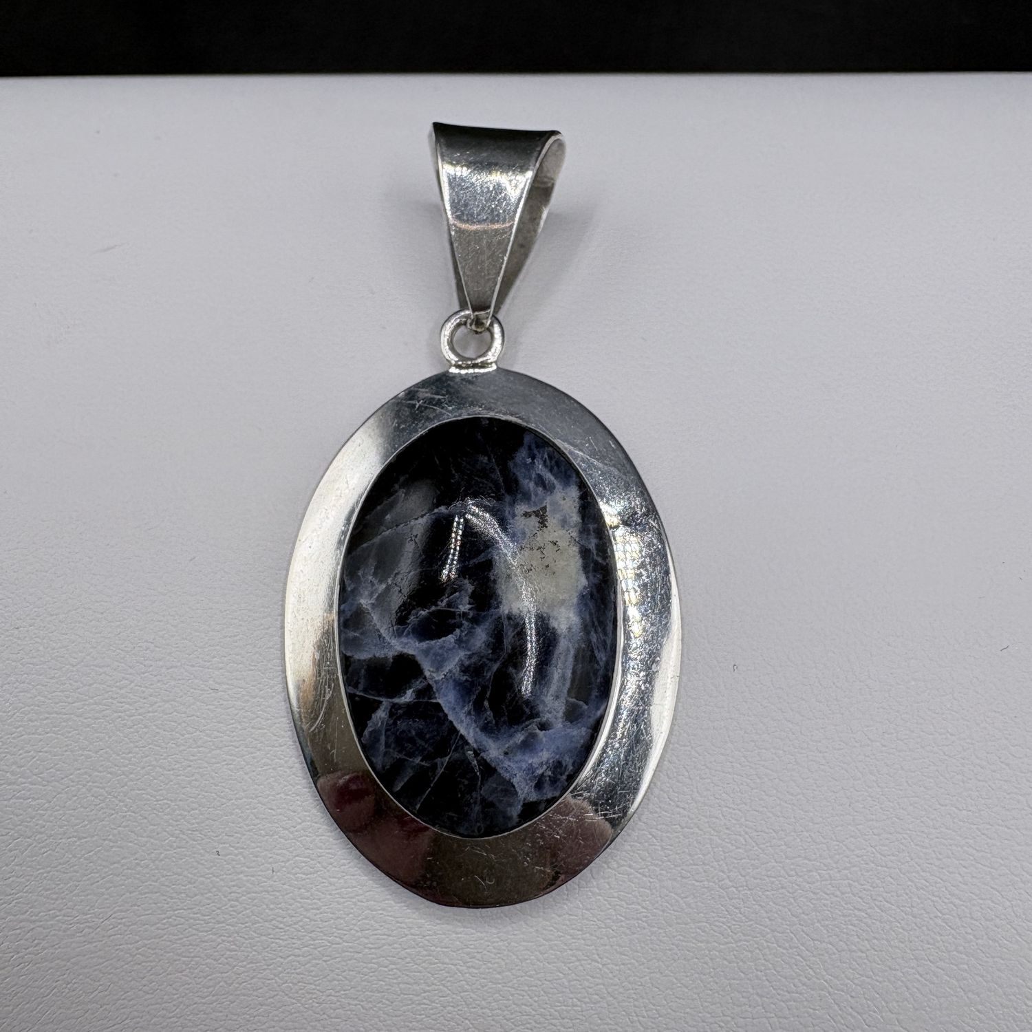STERLING SODALITE PENDANT