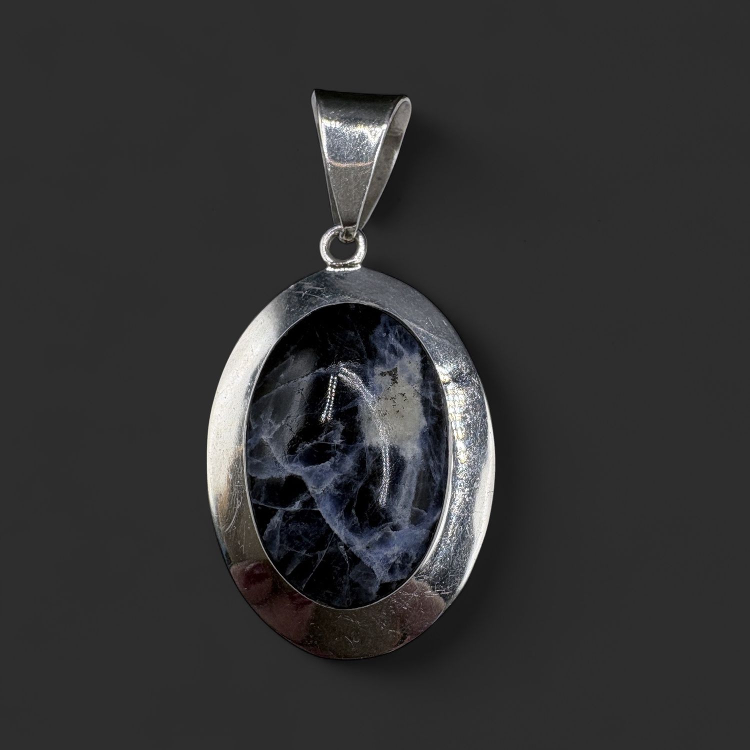 STERLING SODALITE PENDANT