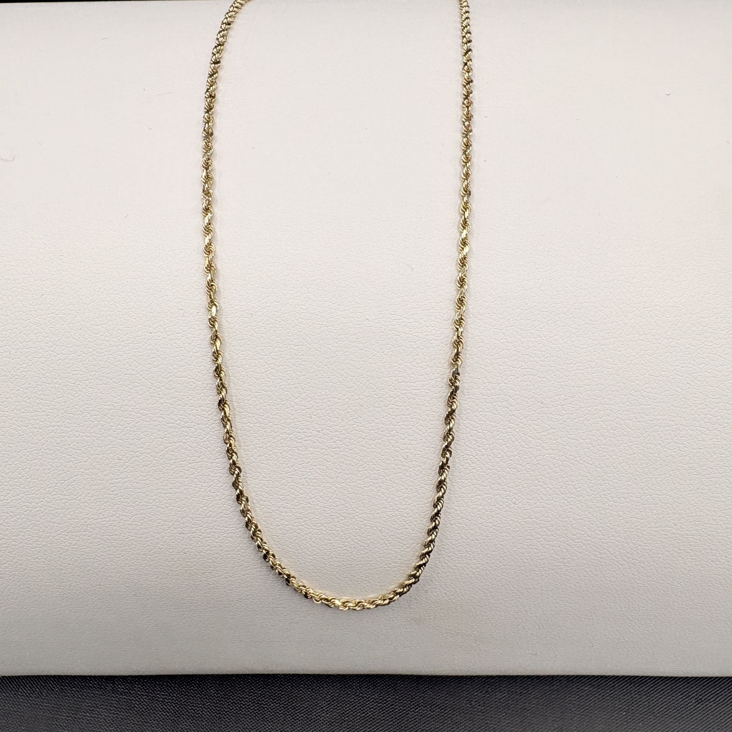 14K ROPE CHAIN 20" IN YELLOW GOLD