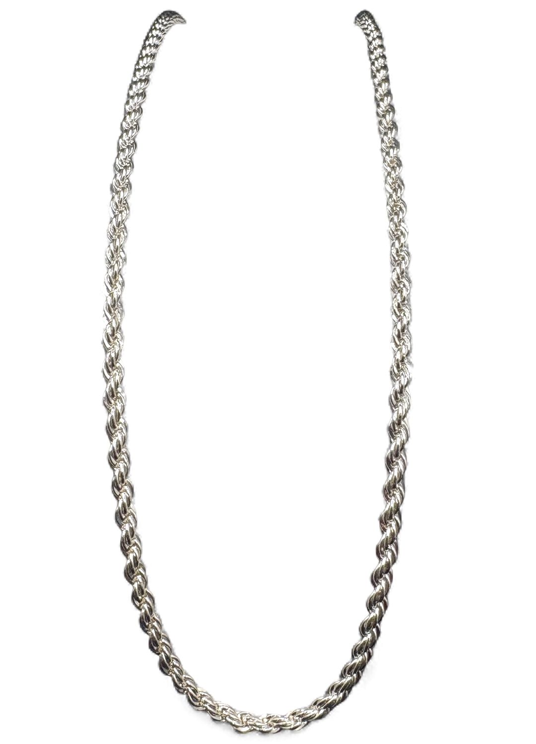 STERLING ROPE CHAIN   17"