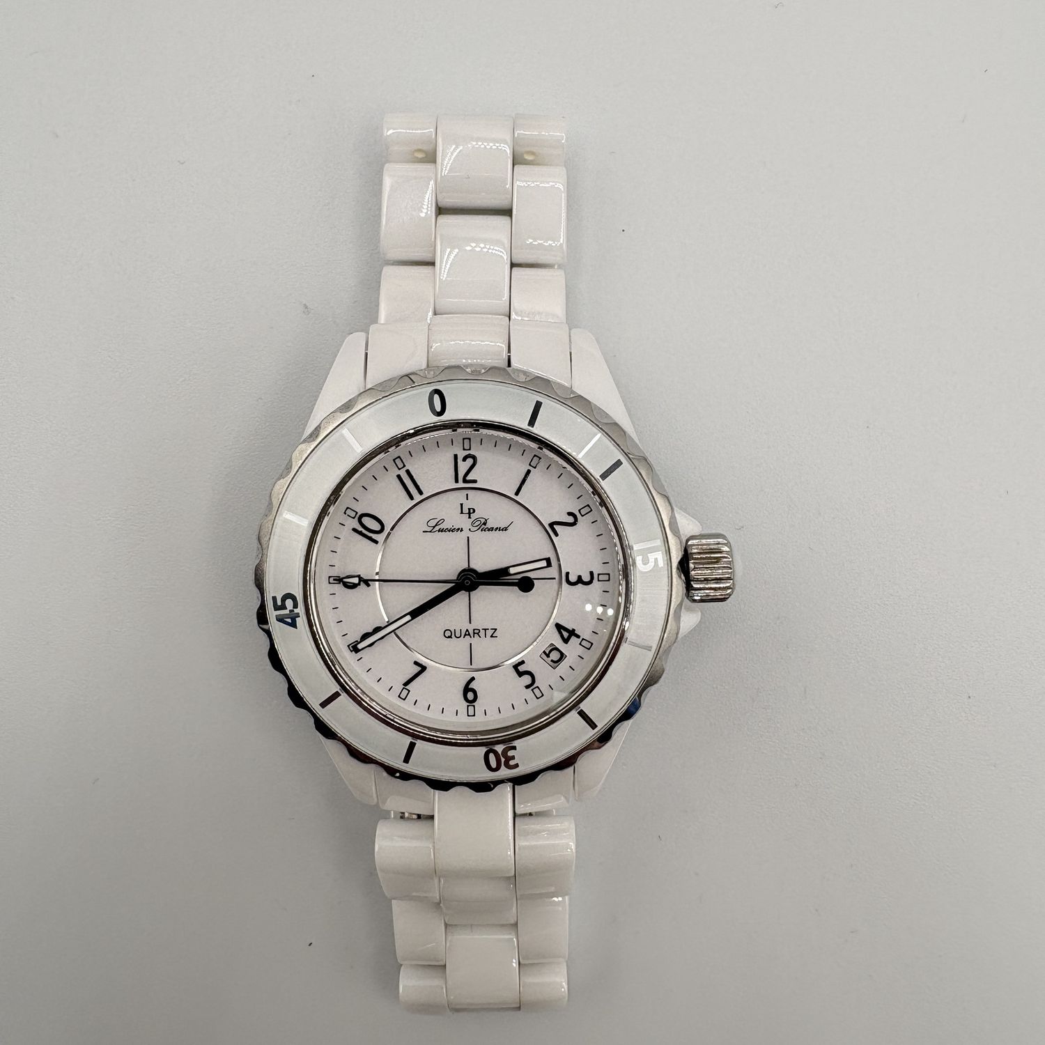 LUCIEN WATCH WHITE CERAMIC