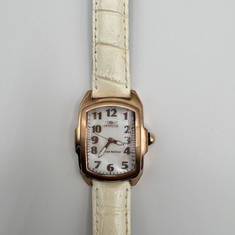 INVICTA ROSE GOLD WATCH WITH MOTHER OF PEARL FACE