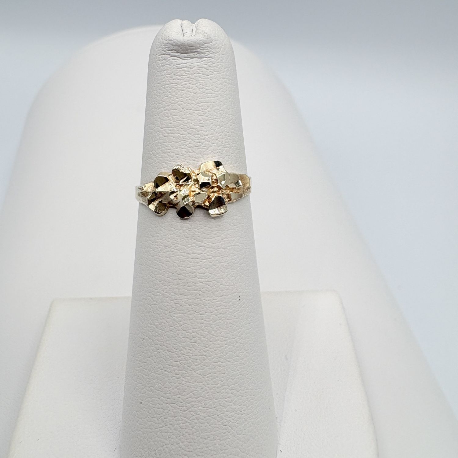 10K NUGGET RING SIZE 4.5 IN YELLOW GOLD