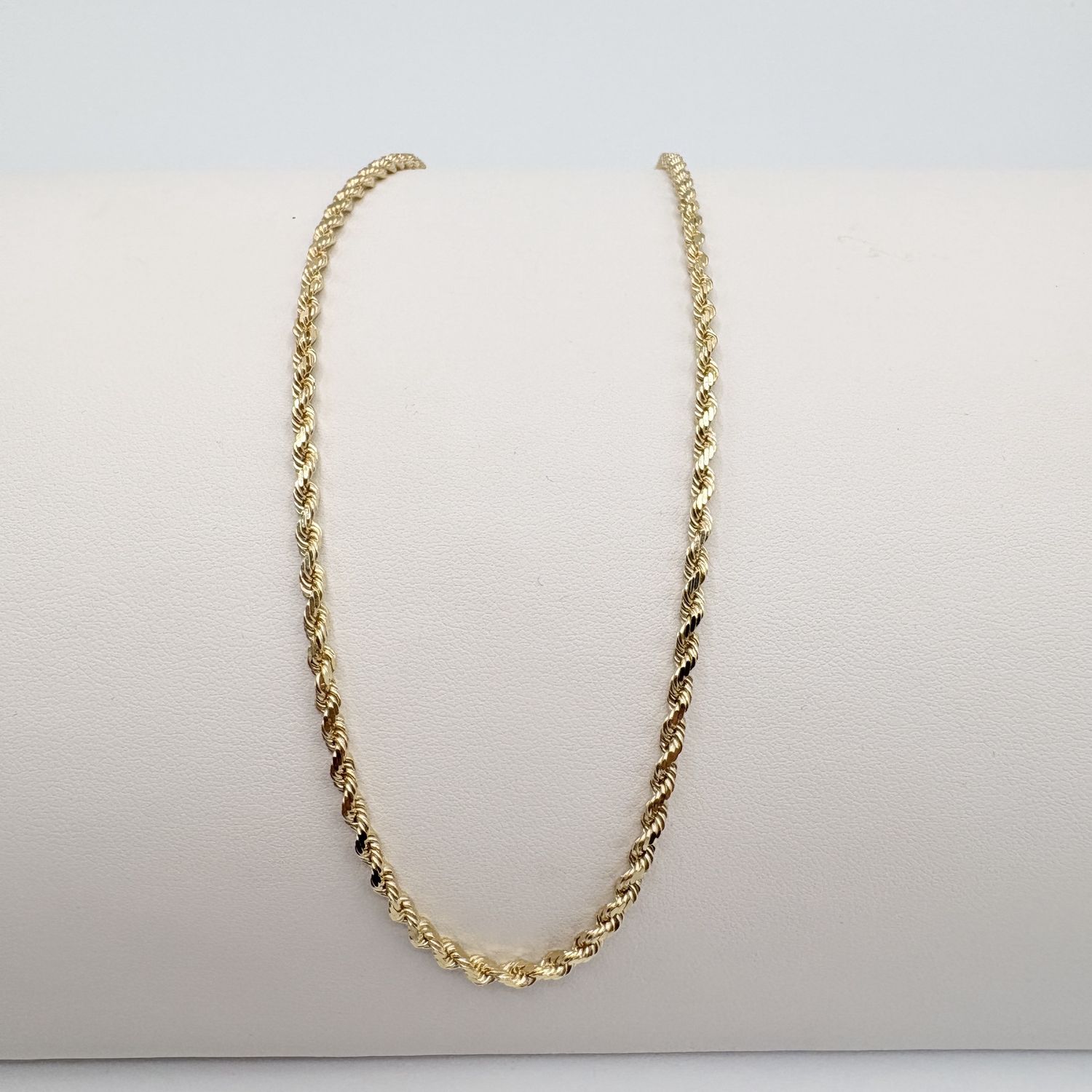 14K ROPE CHAIN 30" IN YELLOW GOLD