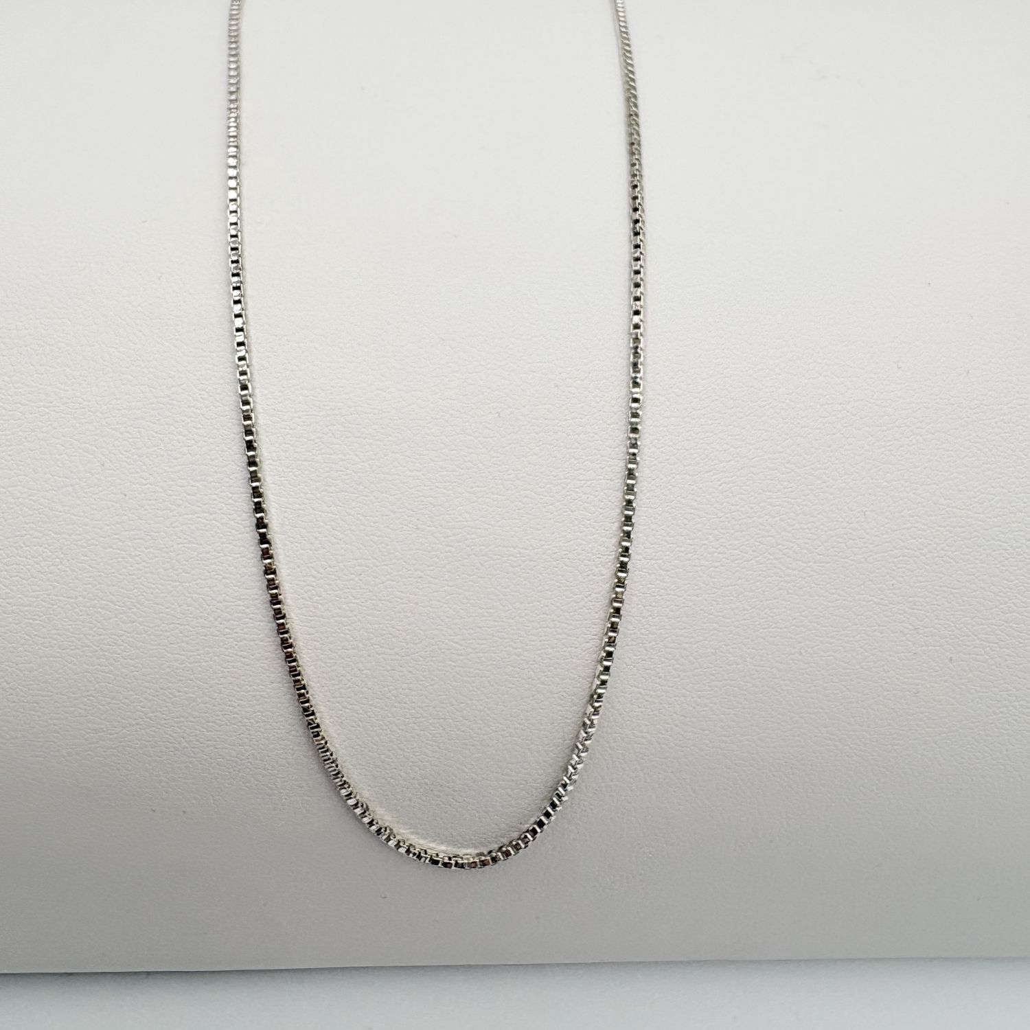 STERLING BOX CHAIN 30"