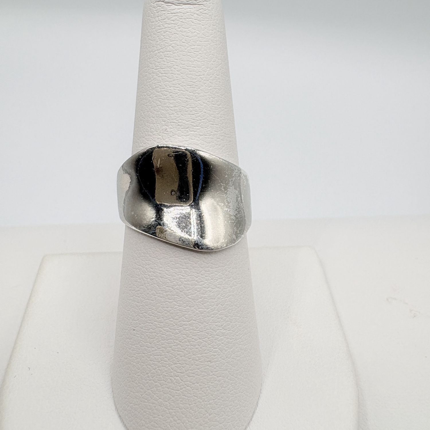 STERLING WIDE BAND SIZE 7.75