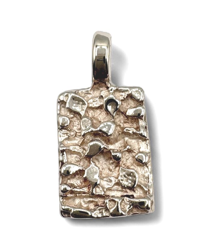 14K NUGGET GOLD PENDANT