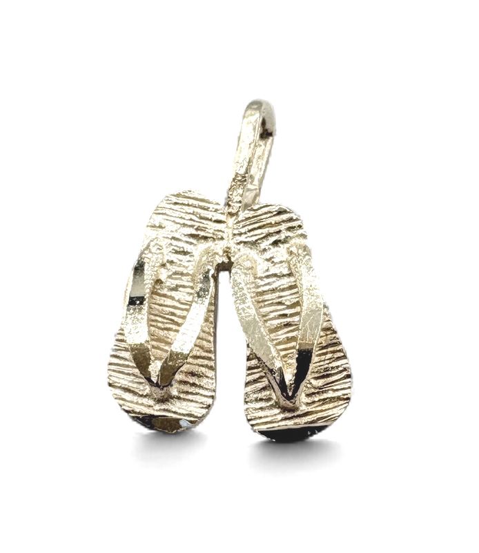 14K FLIP FLOP PENDANT CHARM