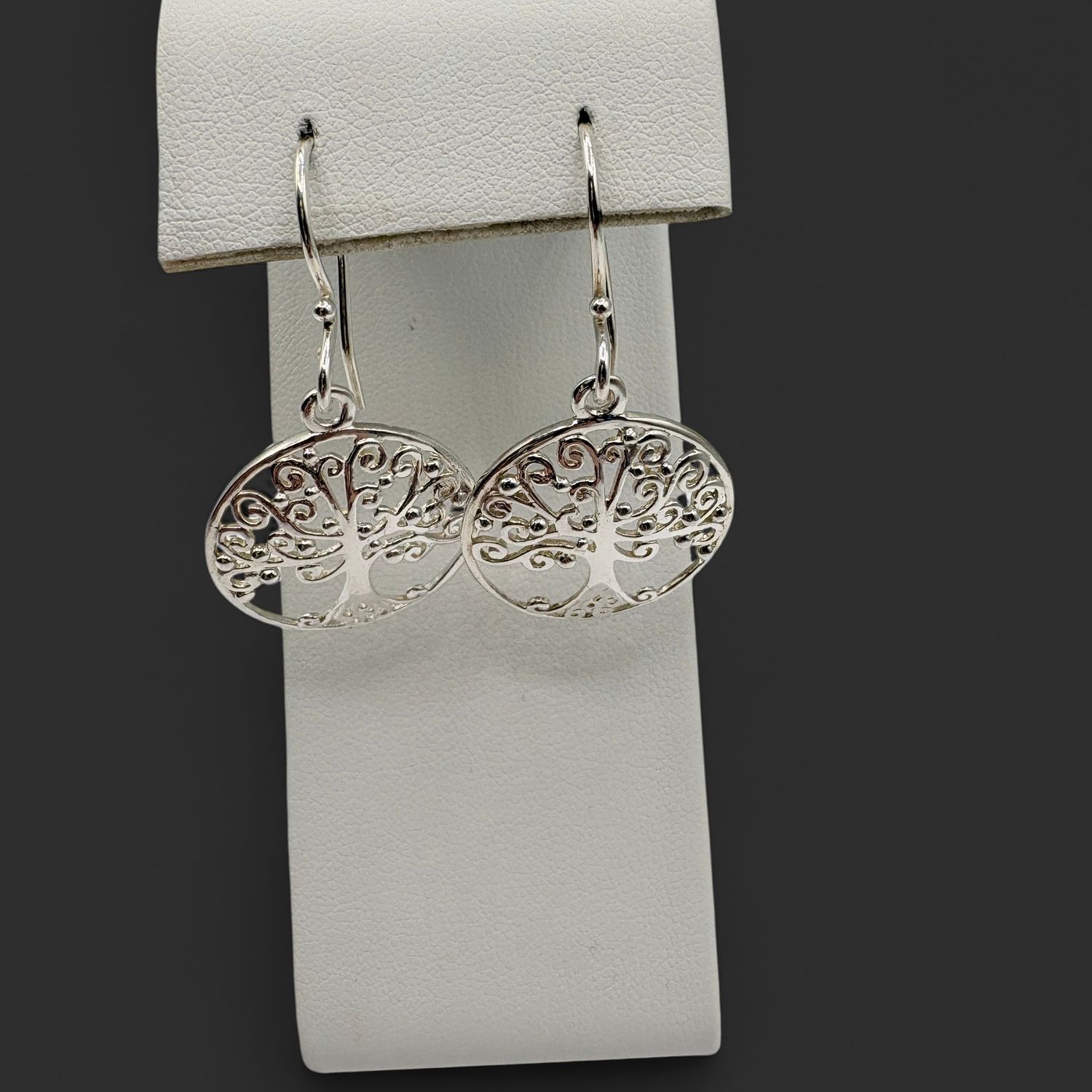 STERLING FAMILY TREE DANGLE EARRING BY SOUTHERN GATES