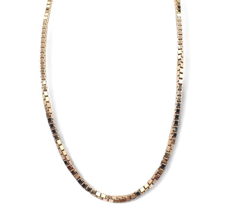10K YELLOW GOLD BOX CHAIN 16"
