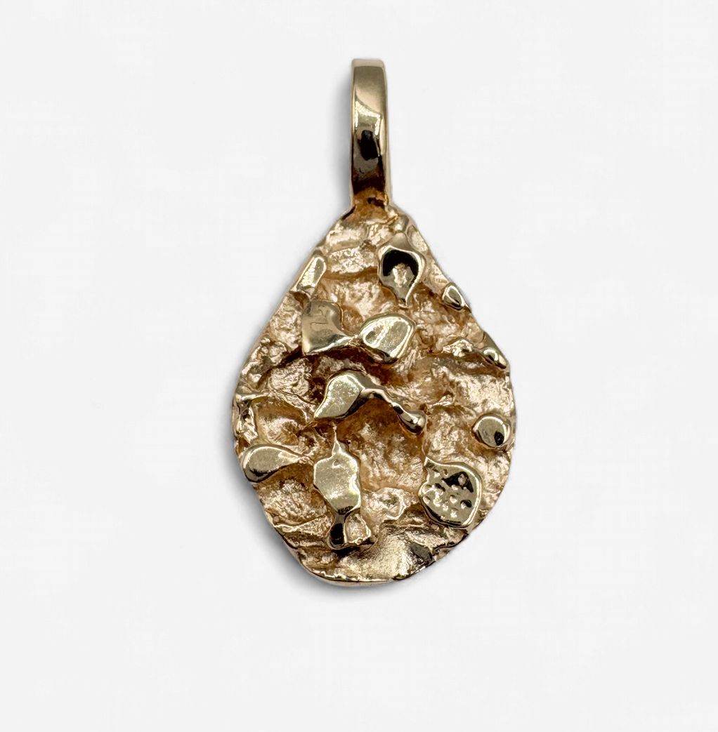 14KY NUGGET PENDANT