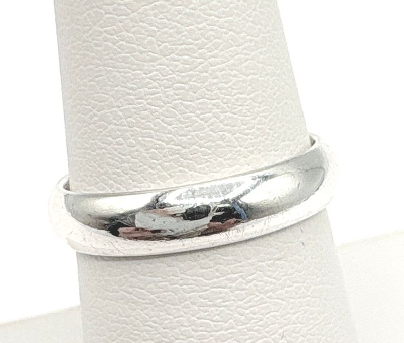 STERLING 4MM COMFORT FIT BAND SIZE 7