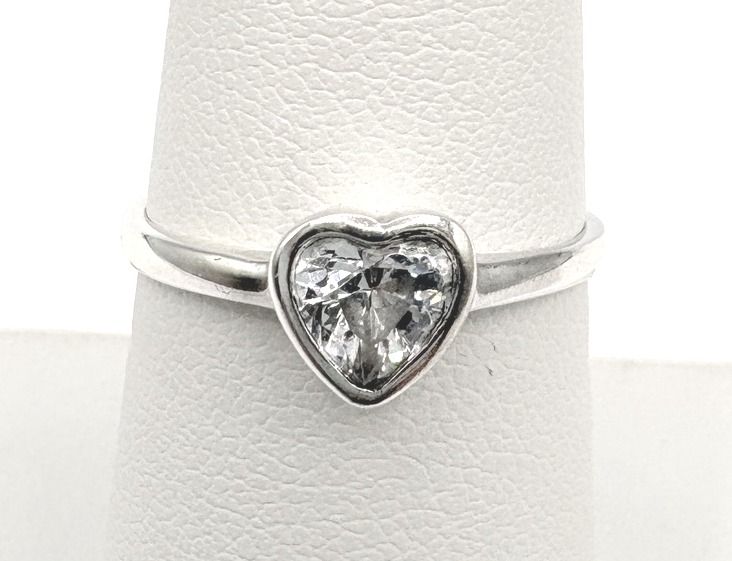 STERLING CZ RING SIZE  7