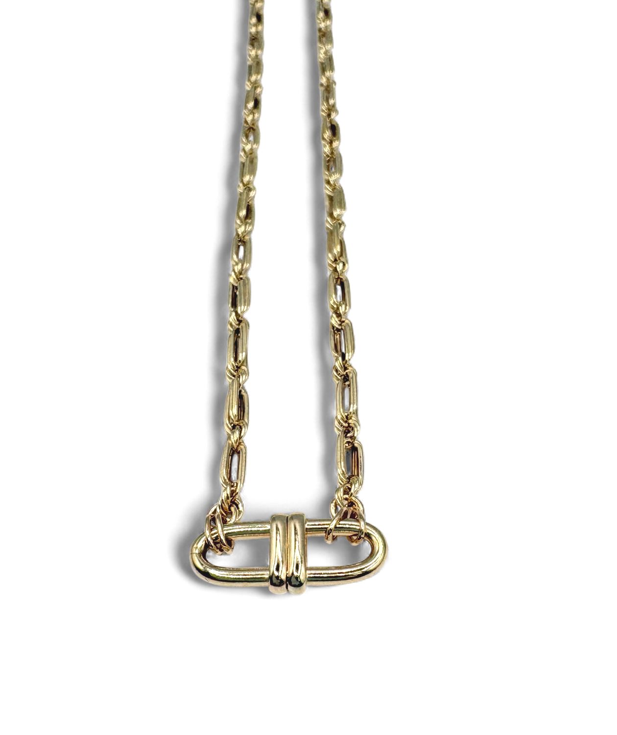 10KY ANCHOR CHAIN WITH DOUBLE LINK STATIONARY PENDANT 18"