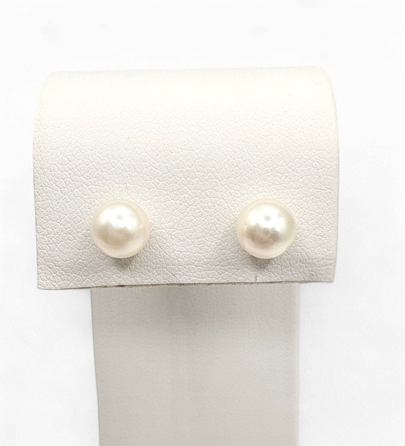 14KY PEARL STUD EARRING 7MM