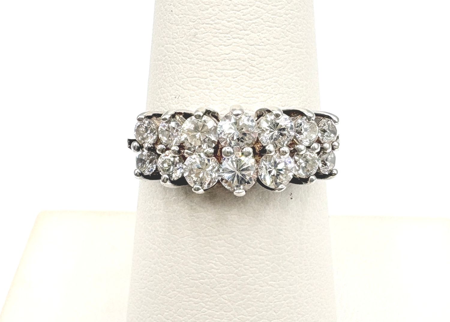 STERLING CZ VINTAGE AVON RING SIZE 7