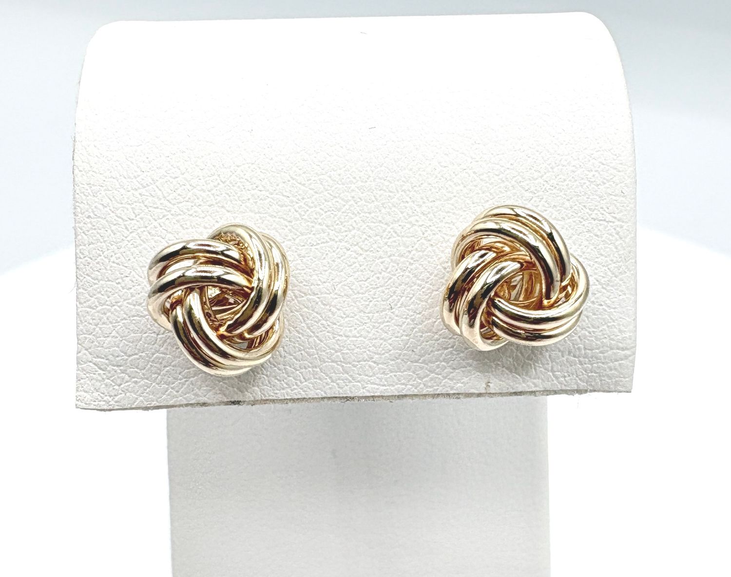 14KY LOVE KNOTT STUD EARRING