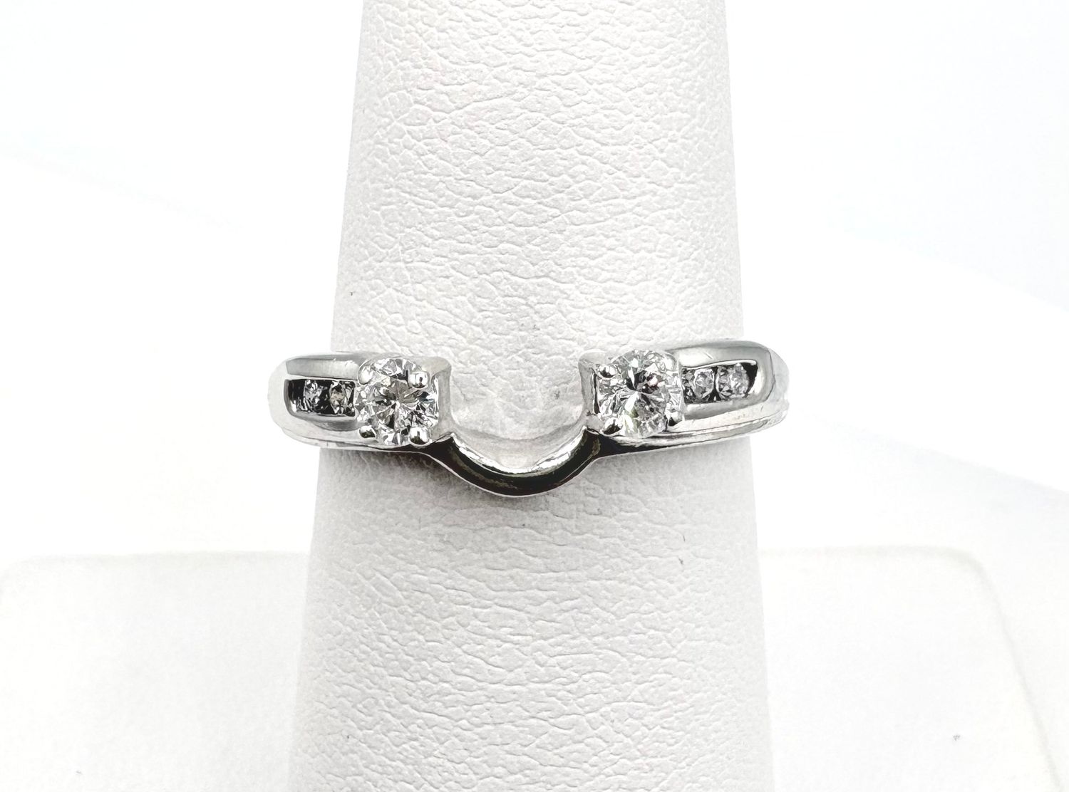 14KW APPROX .25CTW DIAMOND WRAP RING SIZE 6.5