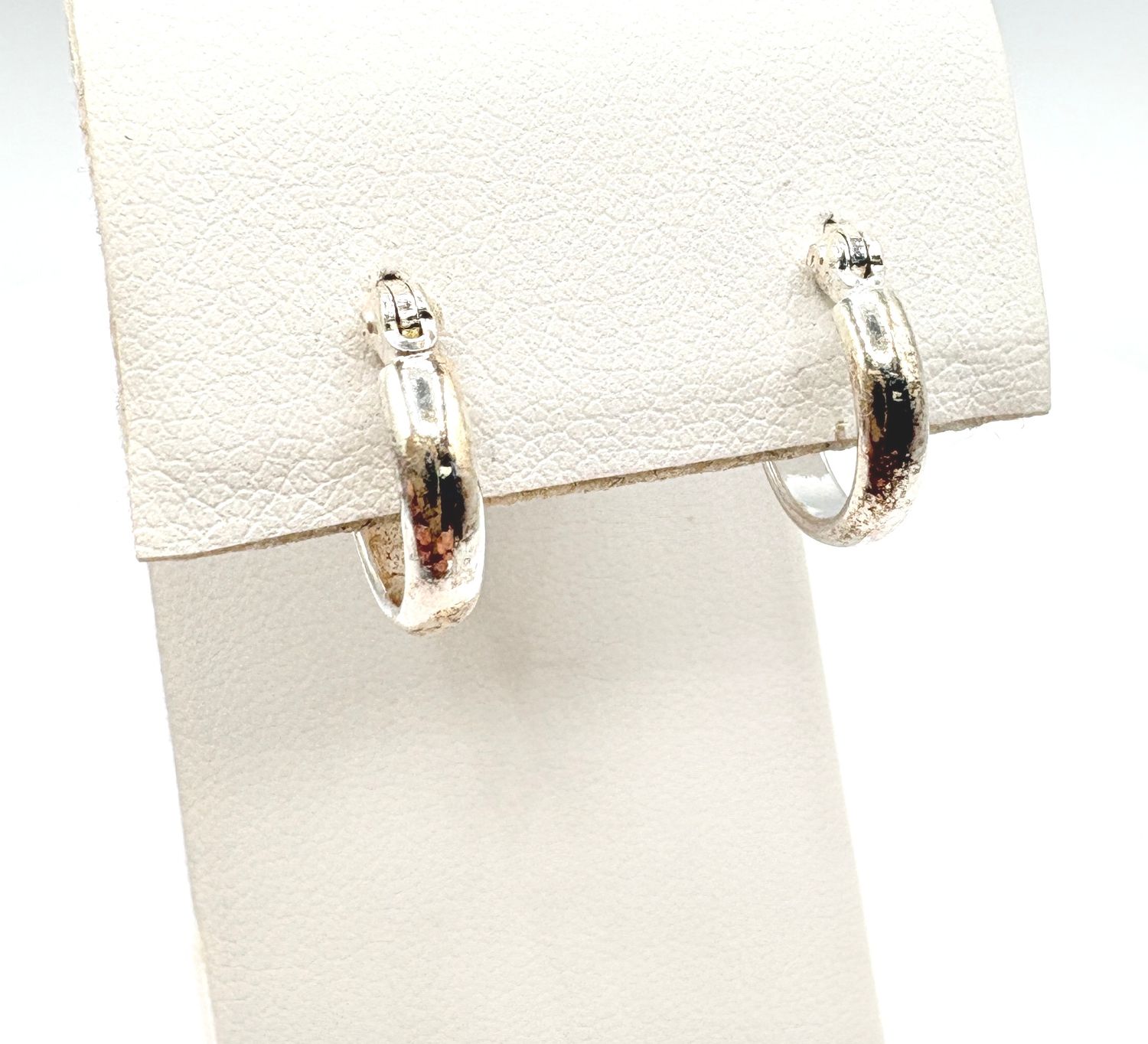 STERLING .50" HOOP EARRING