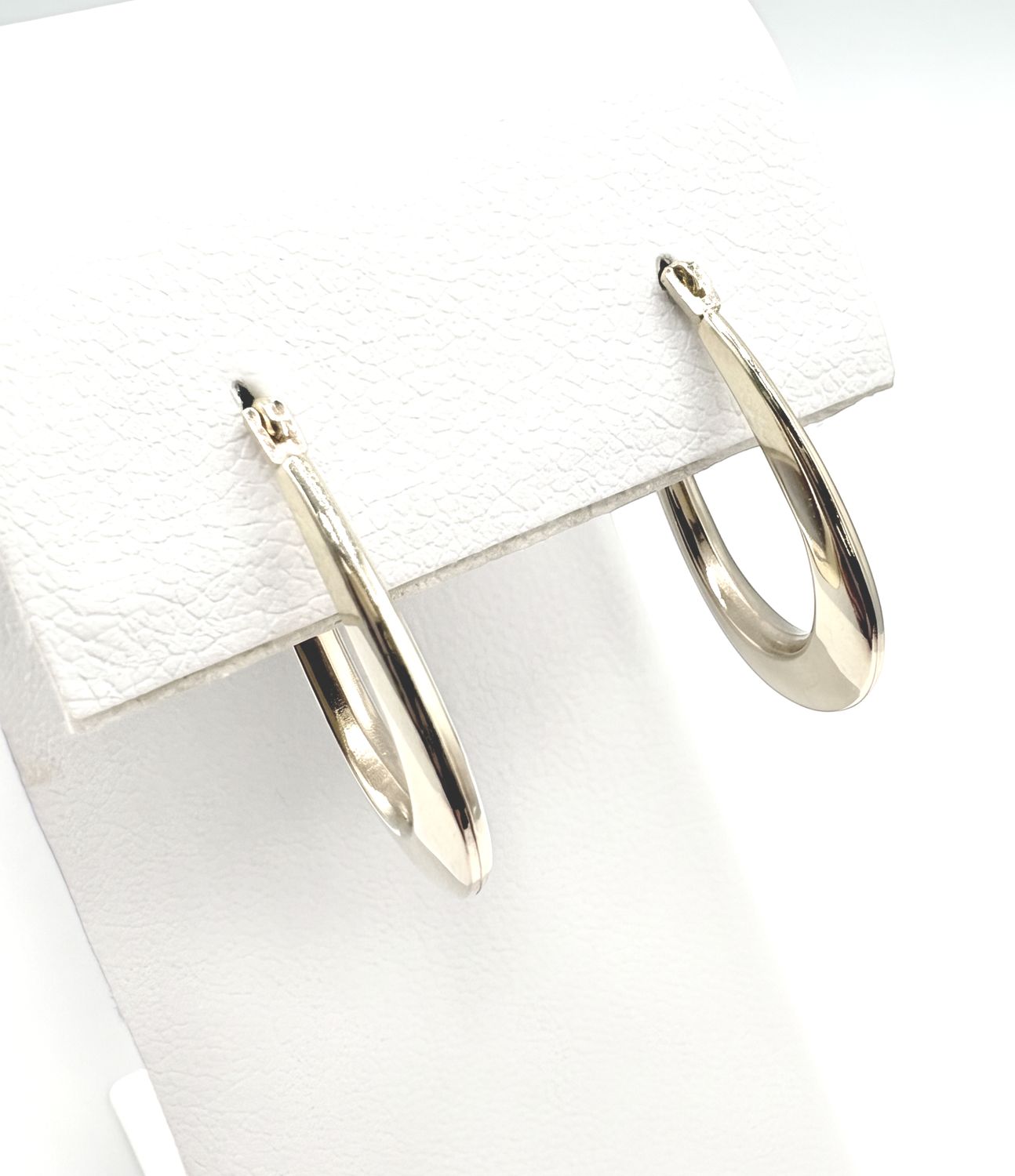 10KY U-SHAPE HOOP EARRING