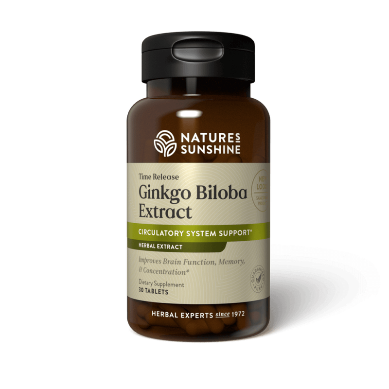 Ginkgo Biloba Extract Time Release (30 tabs)