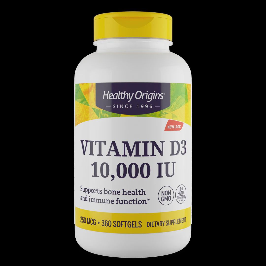Vitamin D3 10,000 IU (360 softgels)