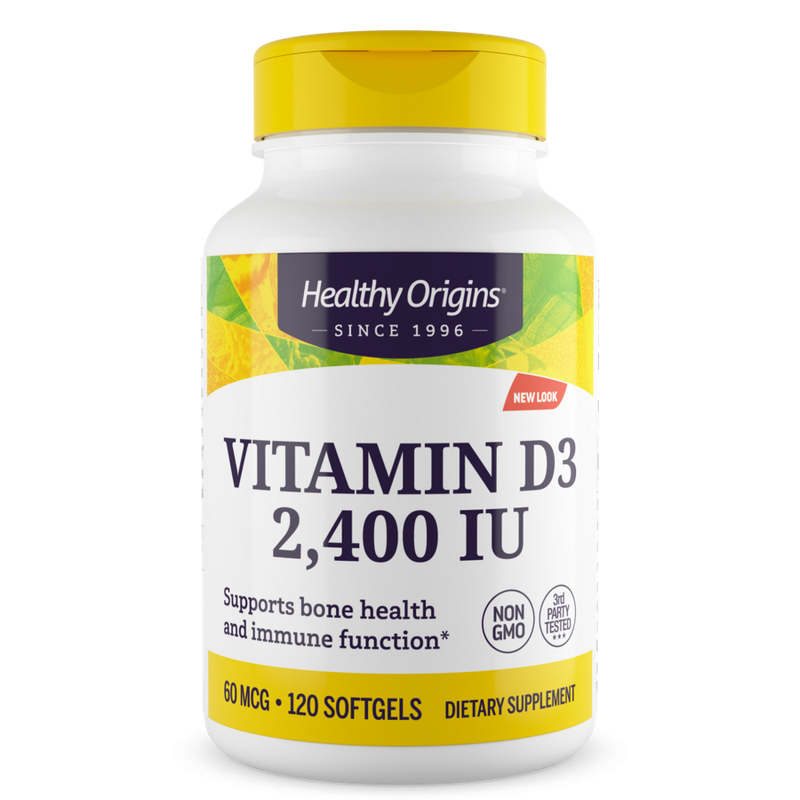 Vitamin D3 2,400 IU (120 Softgels)