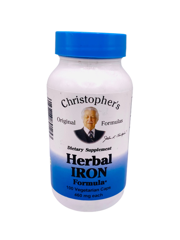 Dr. Christopher&#39;s Herbal Iron (100 Caps)