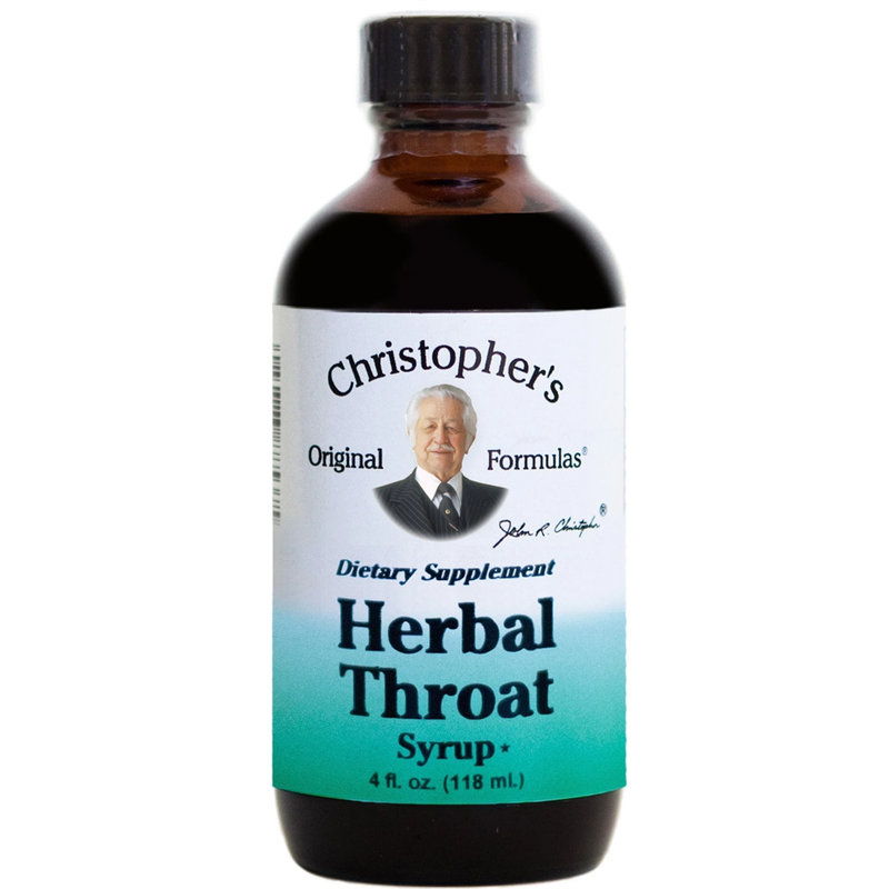 Dr. Christopher&#39;s Herbal Throat Syrup 4 oz