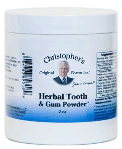 Dr. Christopher&#39;s Herbal Tooth &amp; Gum Powder