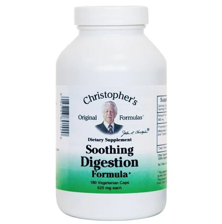 Dr. Christopher&#39;s Soothing Digestion (180 Caps)